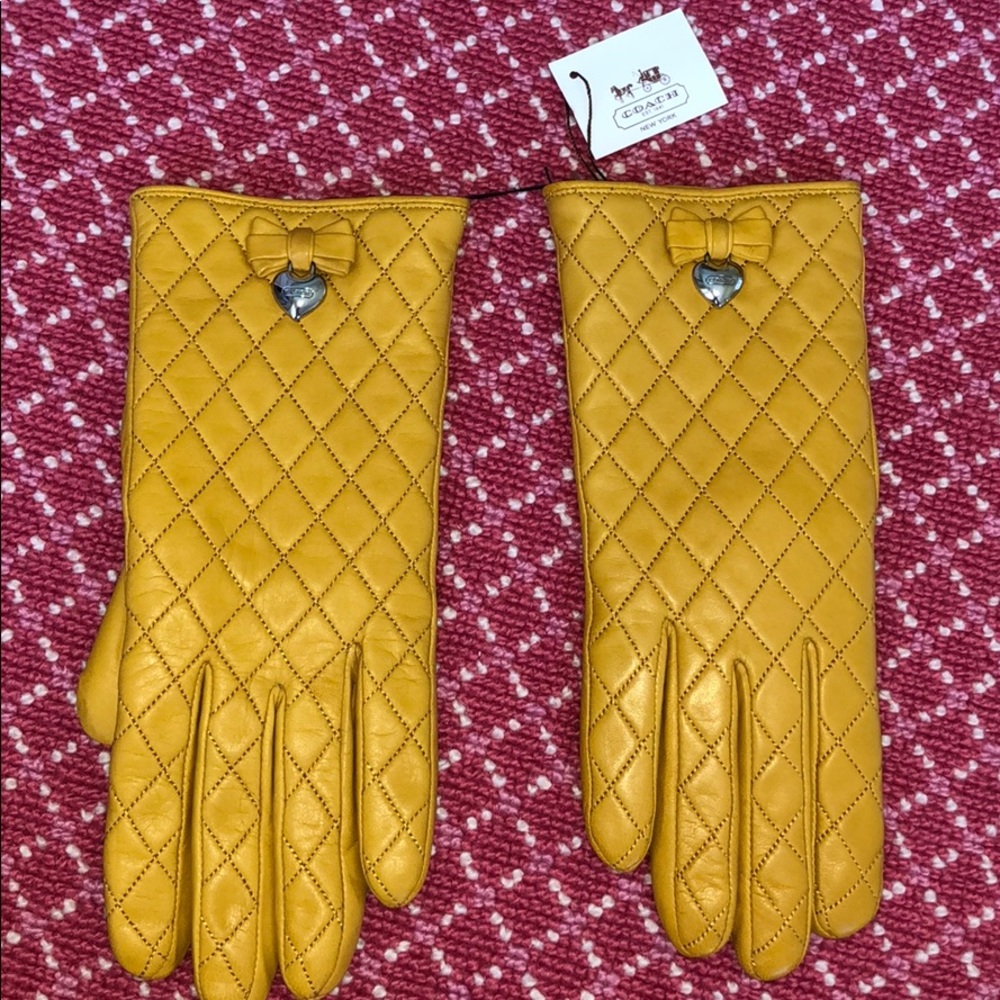 Coach gloves- NEW